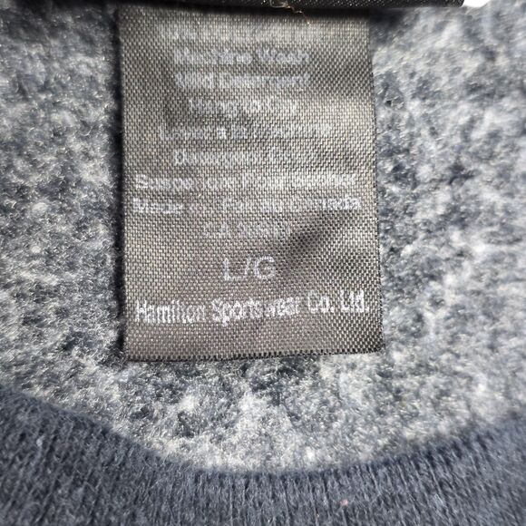 Harley-Davidson Sweatshirt Mens Large Black Crewneck Bald Eagle Canada Graphic - Picture 4 of 9